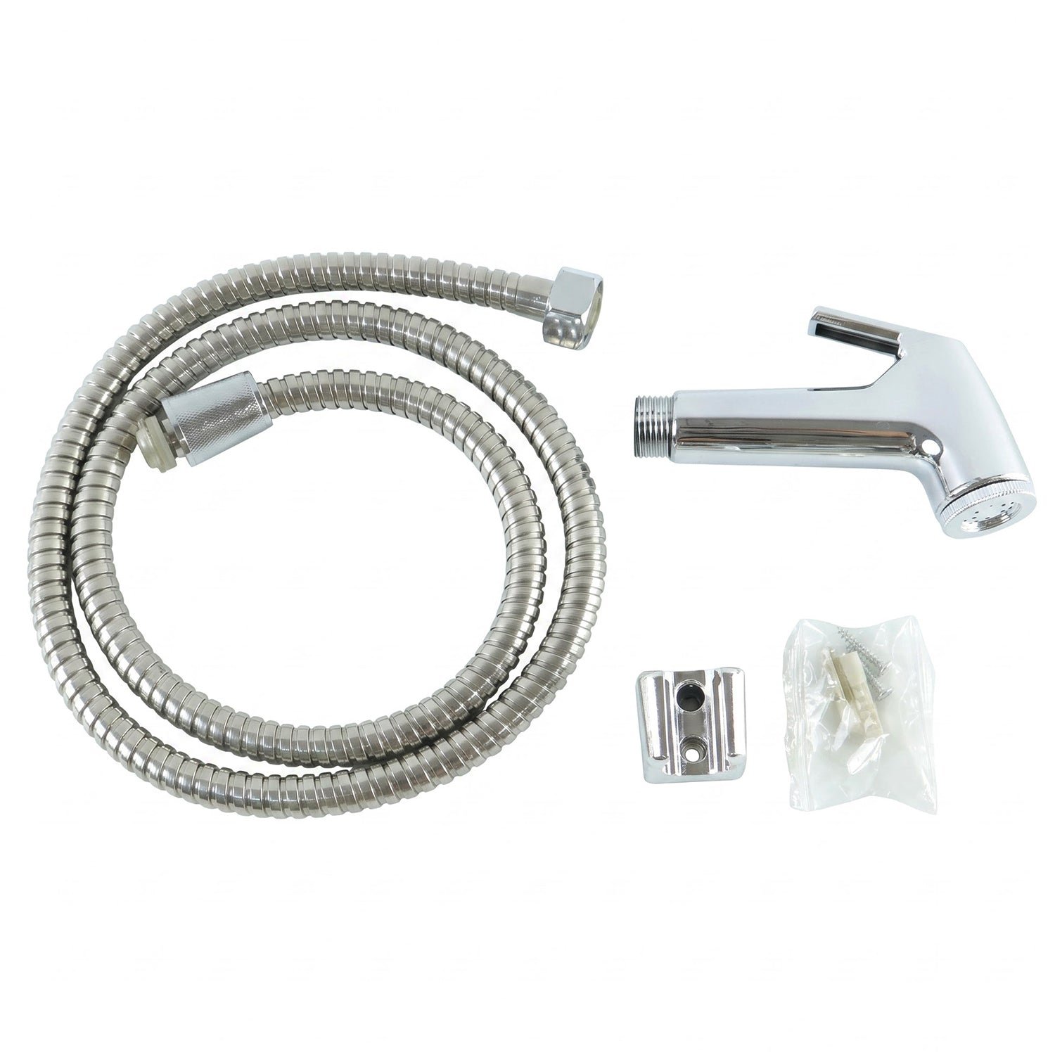 Universal Handheld Bidet Sprayer and Flexible Shower Hose Set for Bathroom Cleaning - Detailed Feature View 7