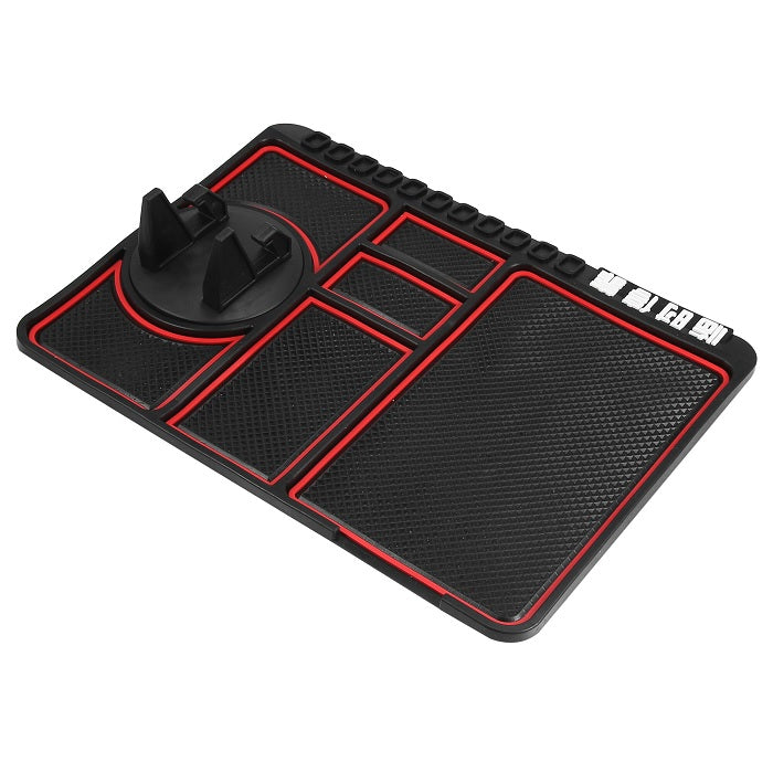 Universal Non-Slip Silicone Car Dashboard Mat – Heat-Resistant Anti-Skid Pad for Phone, Keys, and Accessories - Detailed Feature View 3