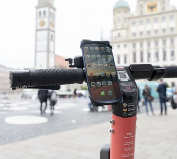 Universal Silicone Bicycle Phone Mount – 360° Rotating Handlebar Holder