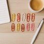 Premium Vinyl-Coated Paper Clips – Colourful, Rust-Resistant Set - Buy Online at Alikart
