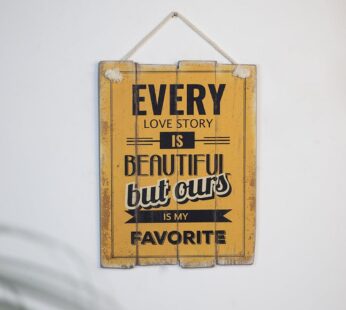 Wall Plaque, Wall Décor, Orange, MDF