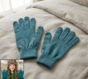 Warm Winter Knitted Gloves – Soft, Stretchable & Unisex for Cold Weather