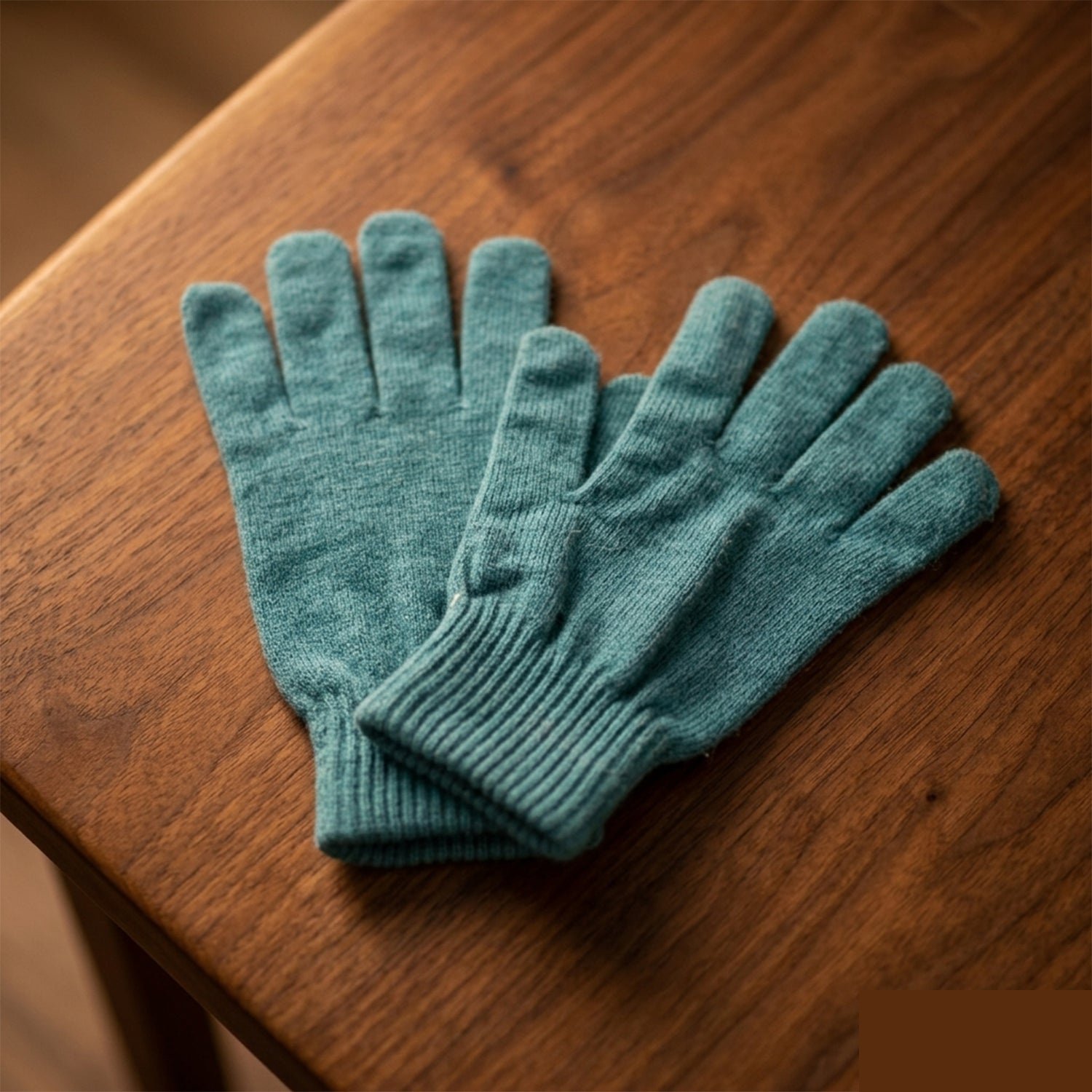 Warm Winter Knitted Gloves – Soft, Stretchable & Unisex for Cold Weather - Detailed Feature View 2