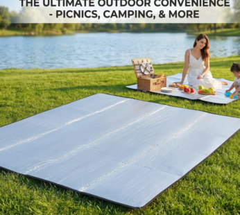 Waterproof Outdoor Camping Mat and Large Picnic Beach Blanket, 200 x 100 cm