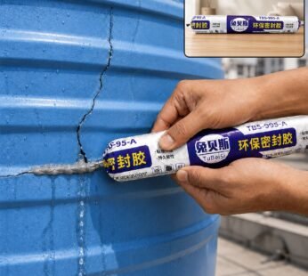 Waterproof Silicone Sealant 590ML for Flexible Gap Repair