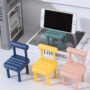 Premium Whimsical Miniature Chair Phone Stand – Ergonomic Desktop Mobile Holder - Buy Online at Alikart