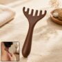 Premium Wooden Head & Neck Scalp Massager – Handheld Stress Relief Tool - Buy Online at Alikart